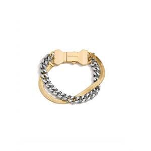 NEW DEMARSON women's nadine bracelet in gold and silver